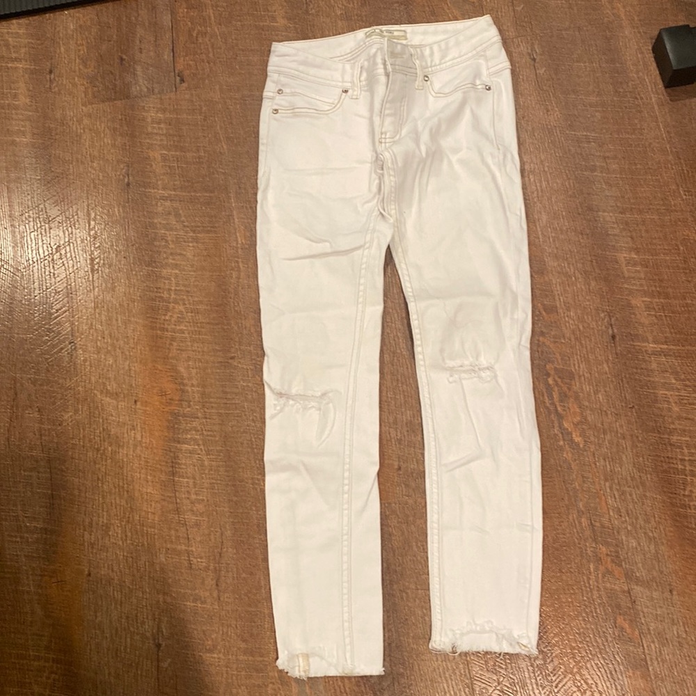 Free people white jeans